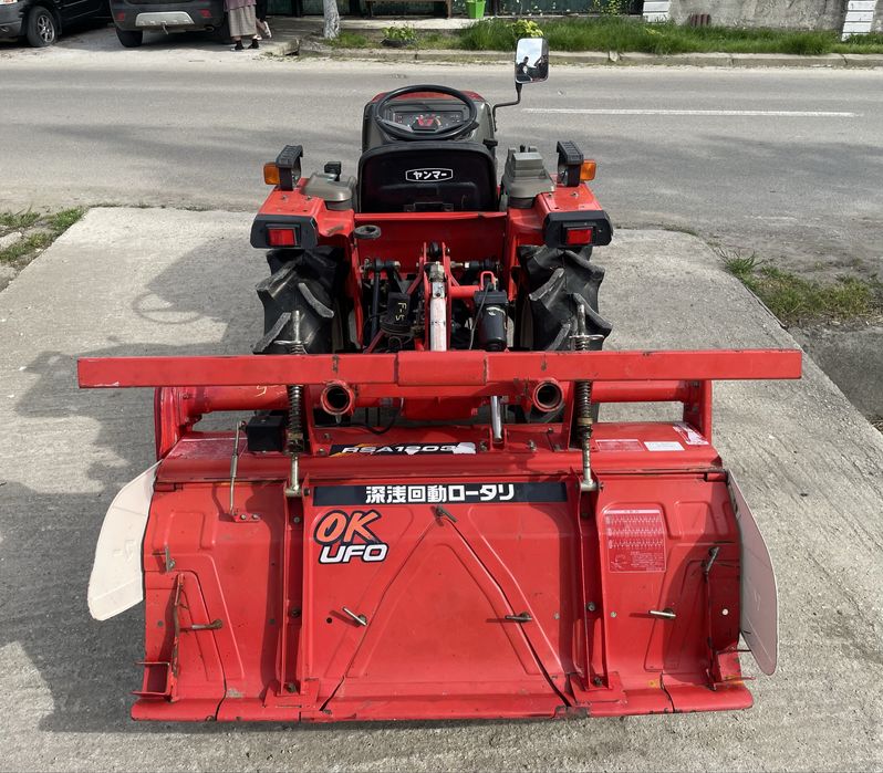 Tractor japonez Yanmar F-5  4x4 freza de sol Iseki Kubota