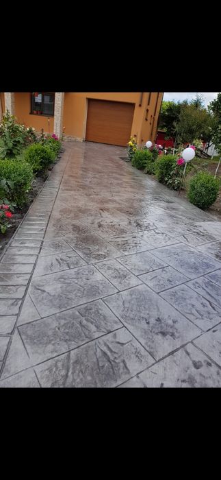 Beton amprentat  durabil