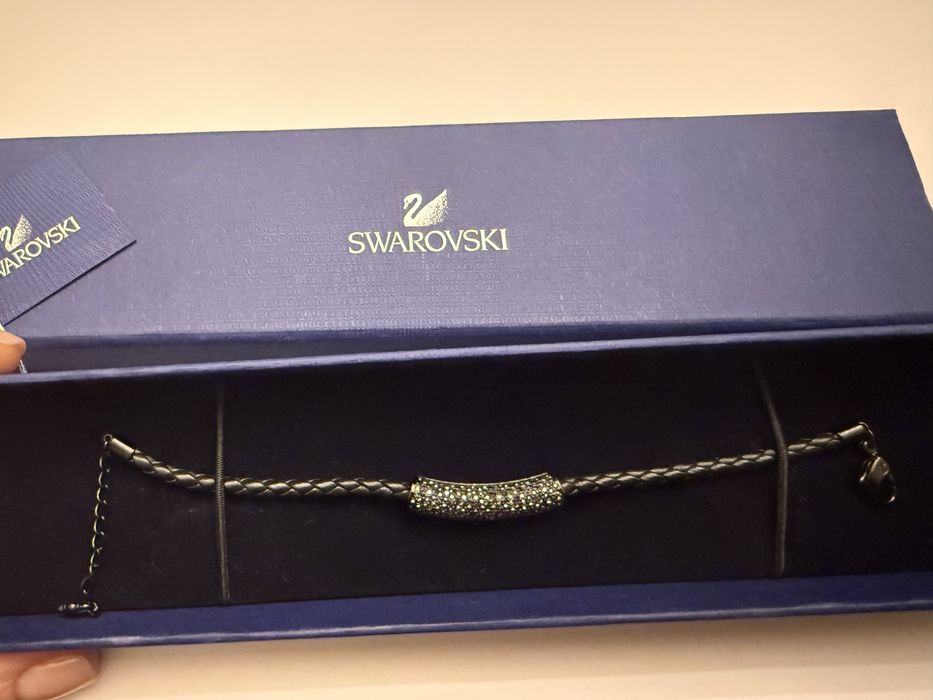 Bratara Swarovski piele