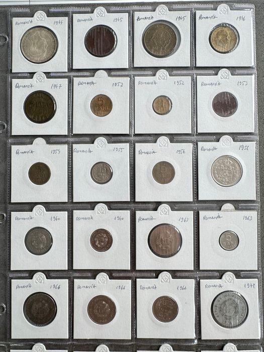 Lot monede vechi România 1900-1999