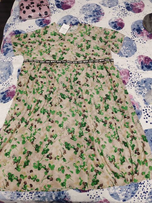 Платье хлопок большого размера