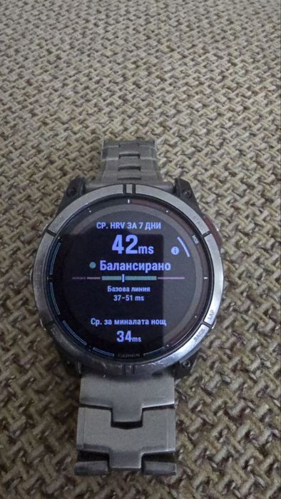 Часовник Garmin Quatix 7X Solar Sapphire Titanium