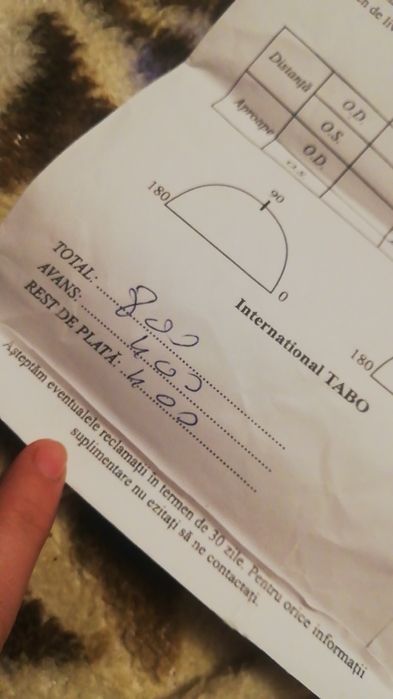 Ochelari de vedere(distanță +aproape) cu toc+batista specială