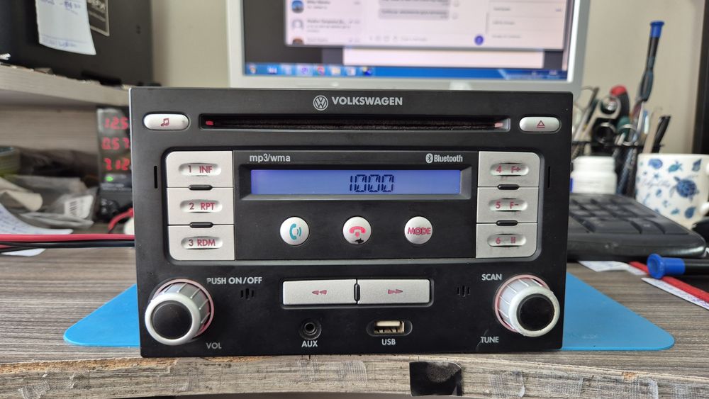 Vw radio oem с bluetooth и usb Golf 4,passat b5,и др.