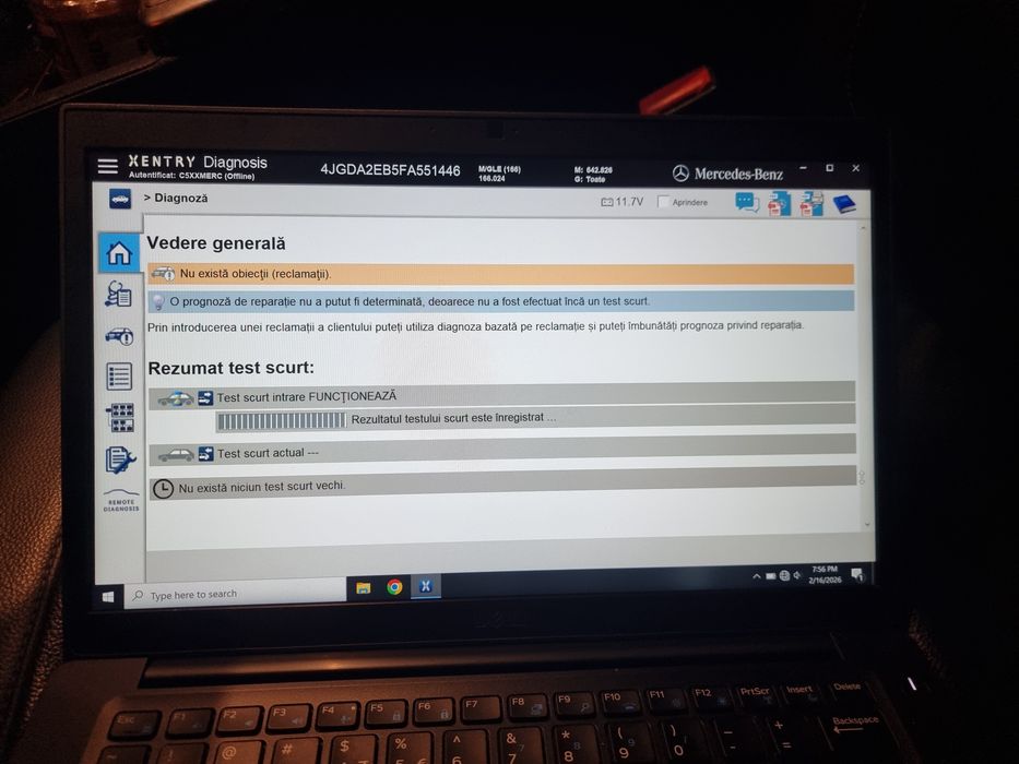 Diagnoză /Tester Mercedes Xentry Pass-Thru/Tactrix