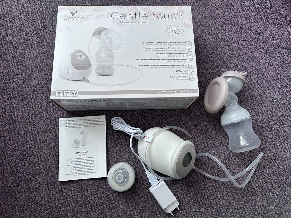 CANGAROO Електрическа помпа за кърма GENTLE TOUCH с LCD дисплей