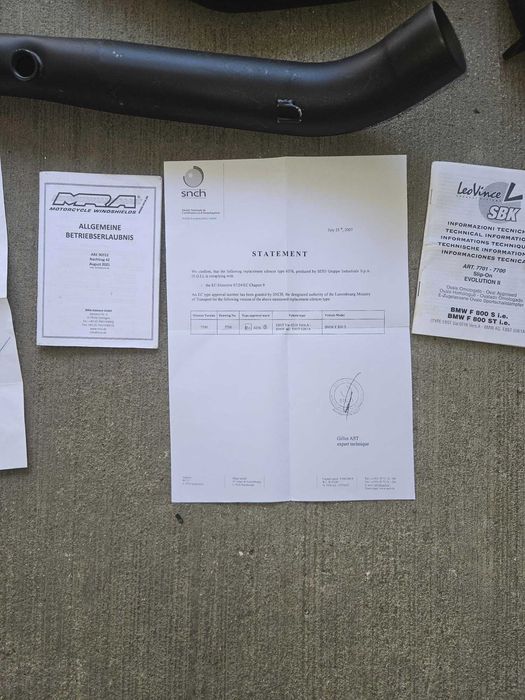 Evacuare LeoVince SBK Evolution II BMW F800S / F800ST | Kit complet | Omologat | Acte