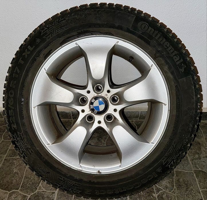 Jante BMW X3 echipate cu cauciucuri de iarna
