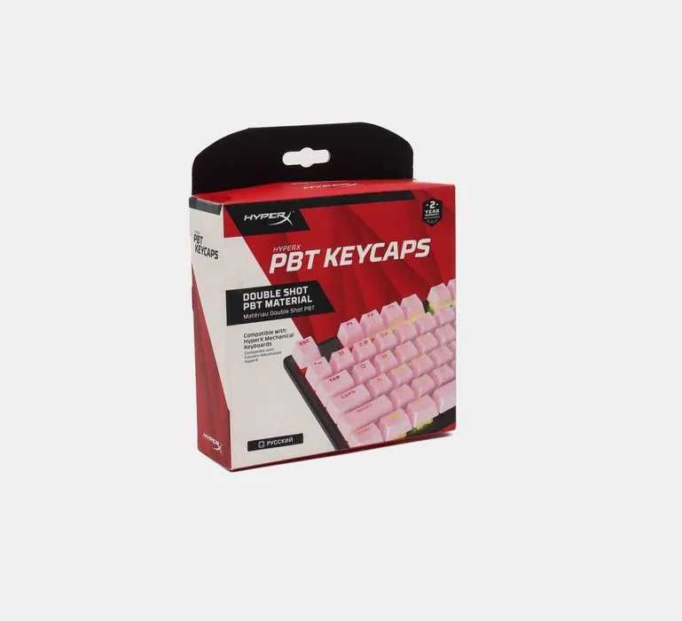 ^ Рассрочка на Кейкапы HyperX PBT Keycaps Full Key Set, RU - Pink
