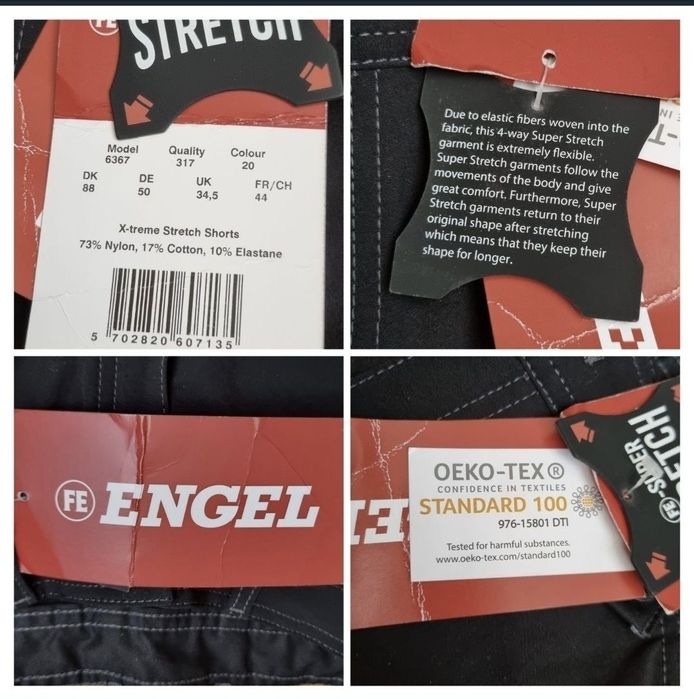 Pantaloni scurți de lucru Engel, Noi cu eticheta - Bărbați - 50