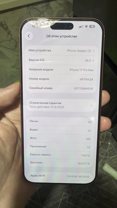 Apple 17 про макс