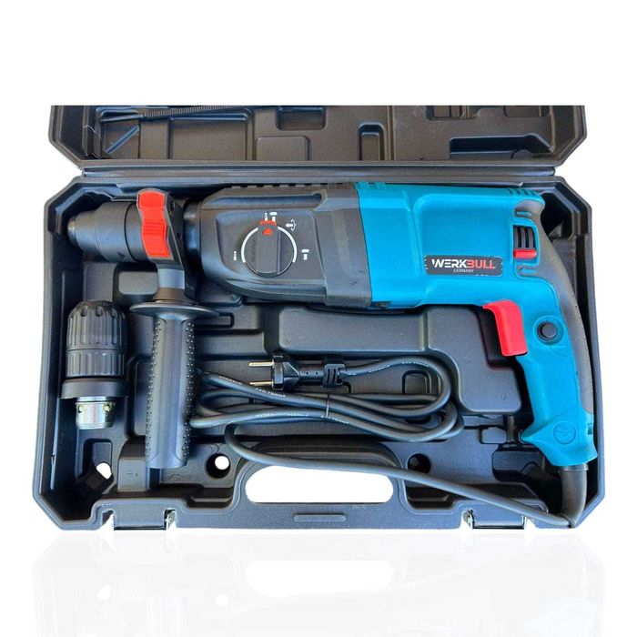 Комплект Перфоратор 1600W и Ъглошлайф 1200W 125мм Сменяем Патронник