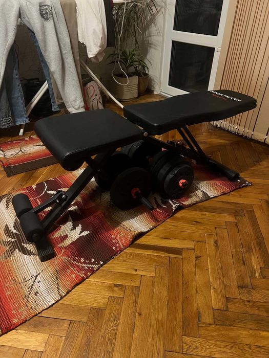 регулируема фитнес лежанка