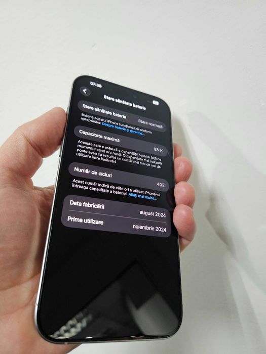 Iphone 16 pro Max 256 gb neverlock 93% bateria Garantie.