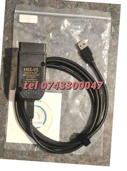 Interfata Auto Vcds Vag Com 253 Hex V2 Limba Romana Engleza