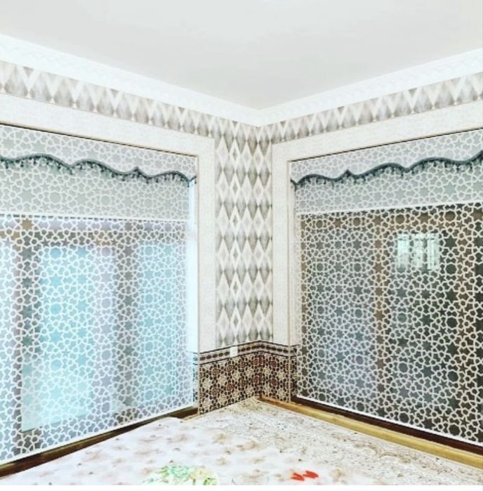 Ролл штор дует готовый