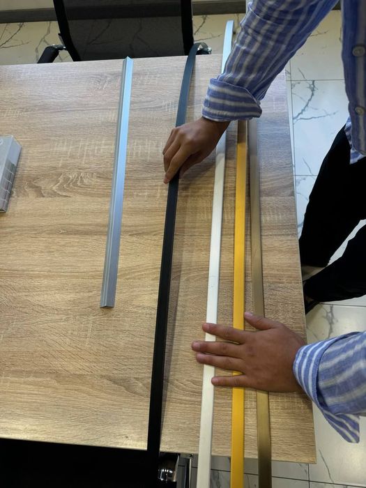 Lenta. Palosa. Ecoplit alyumin. profil.2sm.palosa. qora.tilla.nikel