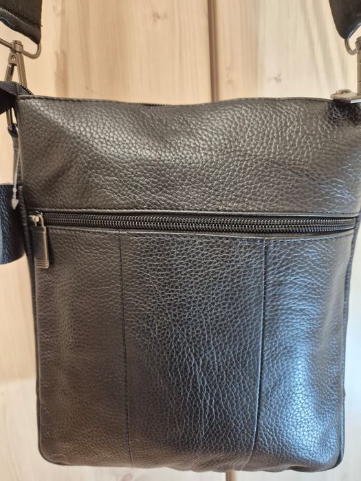 Кожаная сумка через плечо