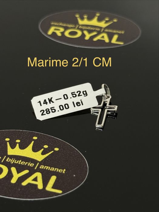 Bijuteria ROYAL : Pandantiv AUR 14K NOU / 0.52 GR