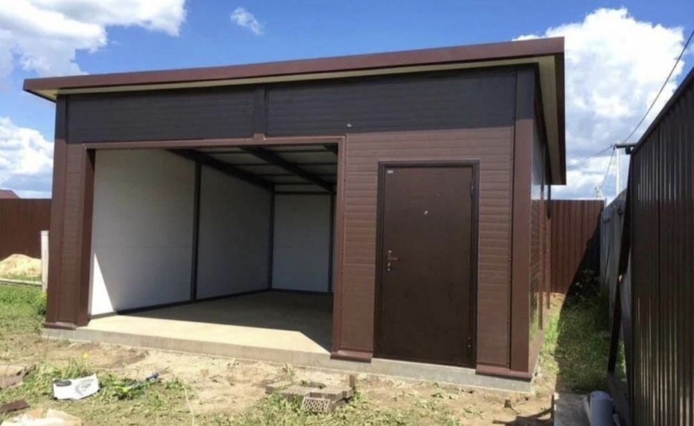 Vand garaje auto modulare pe structura metalica