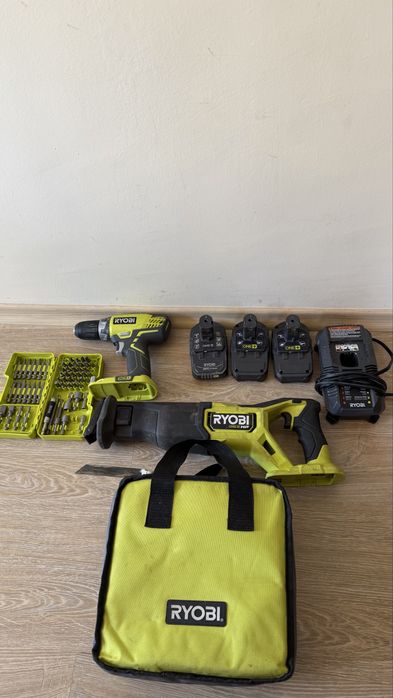 Ryobi - Акумулаторен сет от машини 18V