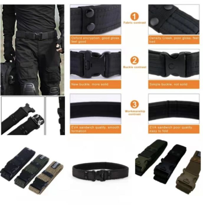 тактически колан стрелба военен туризъм лов airsoft  стабилна катарама