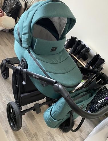Бебешка количка Adamex Porto 3в1 – много запазена, пълен комплект