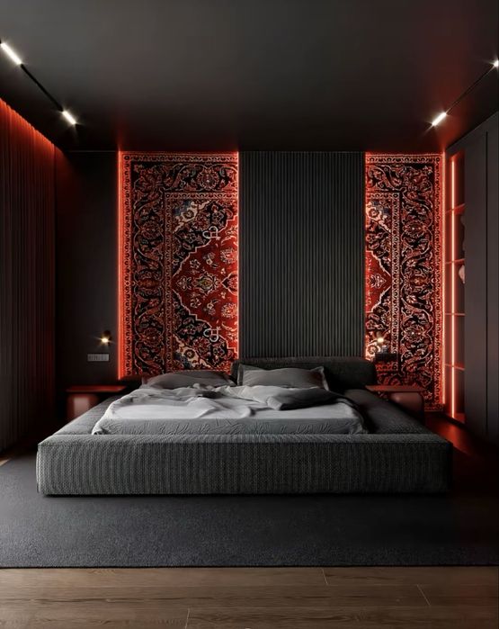 Установка бамбуковых панелей