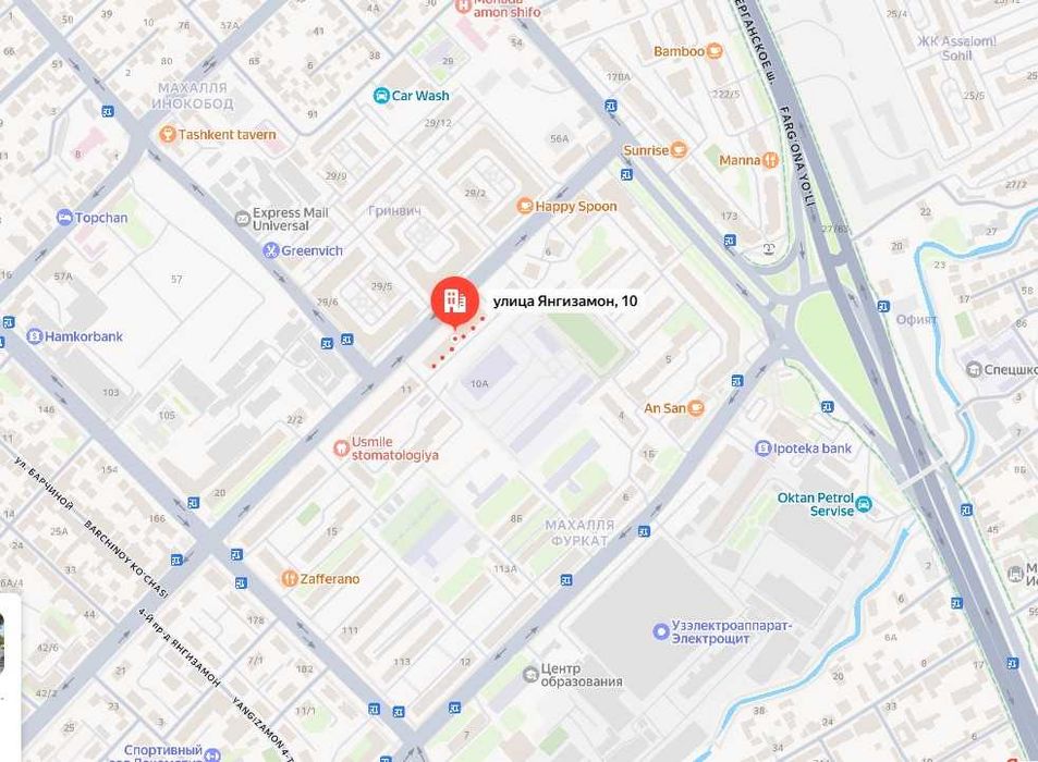 Yu  Продаётся 3х комнатная 73м2 квартира Мирабадский р, Электроаппарат