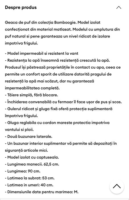 Geaca puf impermeabila Bomboogie