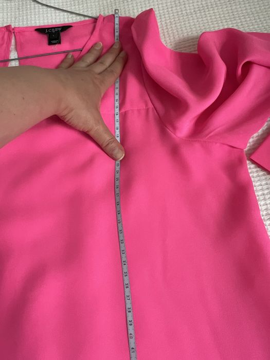 Цикламена блуза JCrew, размер L / XL