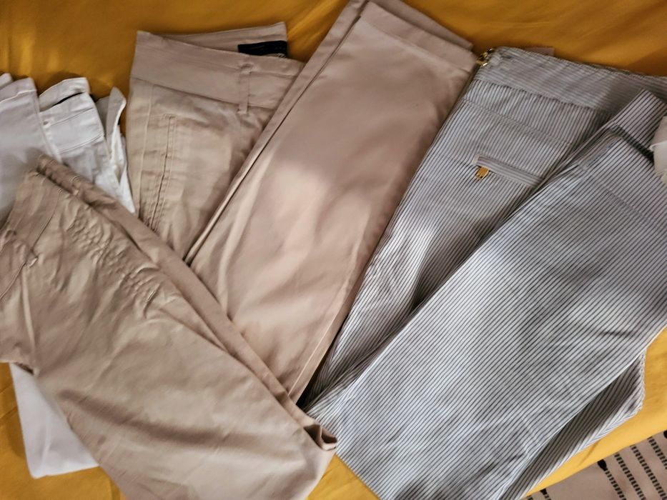 Toti 50 lei, pantaloni dama zara și massimo dutti  4 perechi