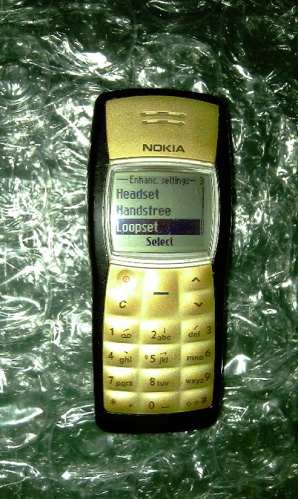 NOKIA 1100, Black Series, Firmware 3.11 RH-15 - Vintage Phone