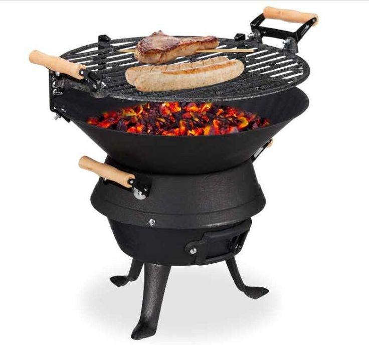 Малко барбекю с чугунена скара