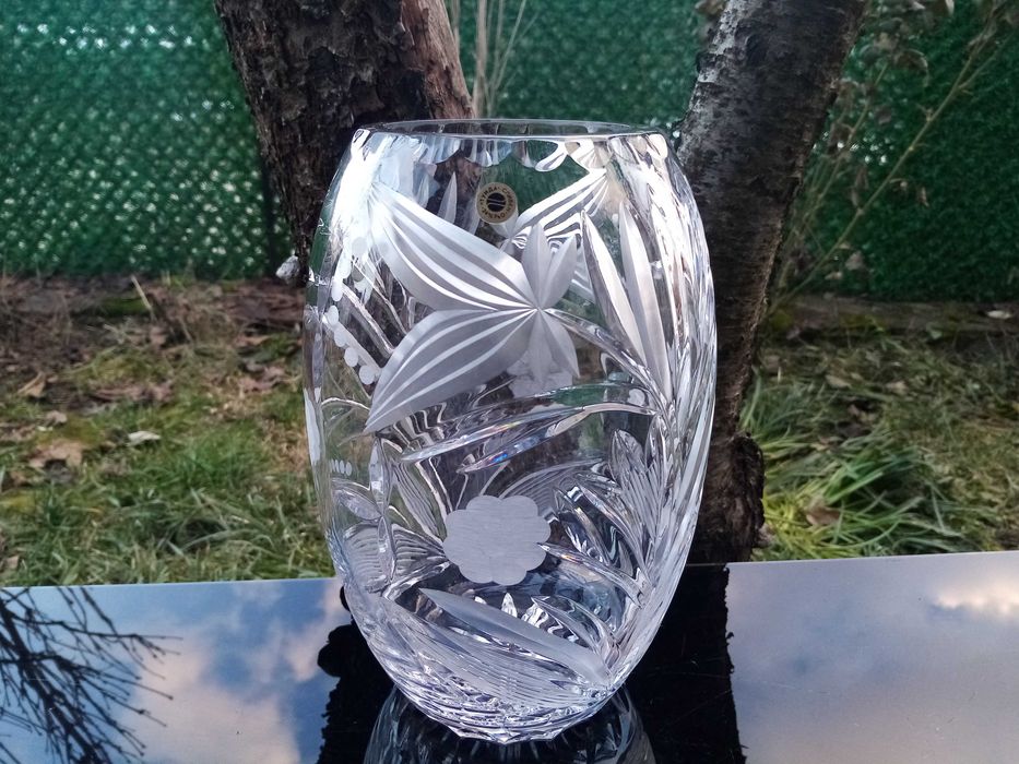 Българска кристална ваза - нова !