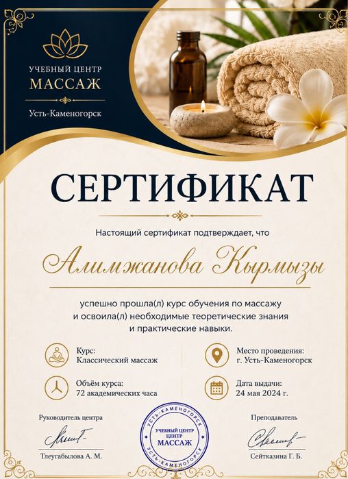 Массаж професионалтный