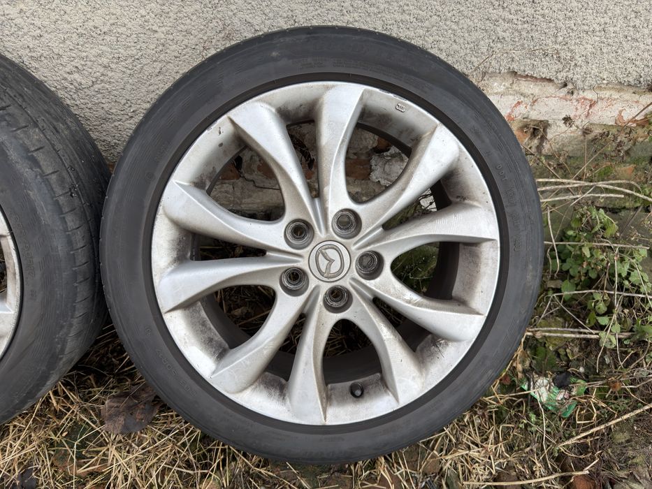 5x114,3 R17 originale Mazda + cauciucuri de vara