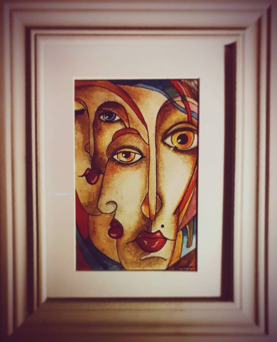 Картини масло ,смесена техника