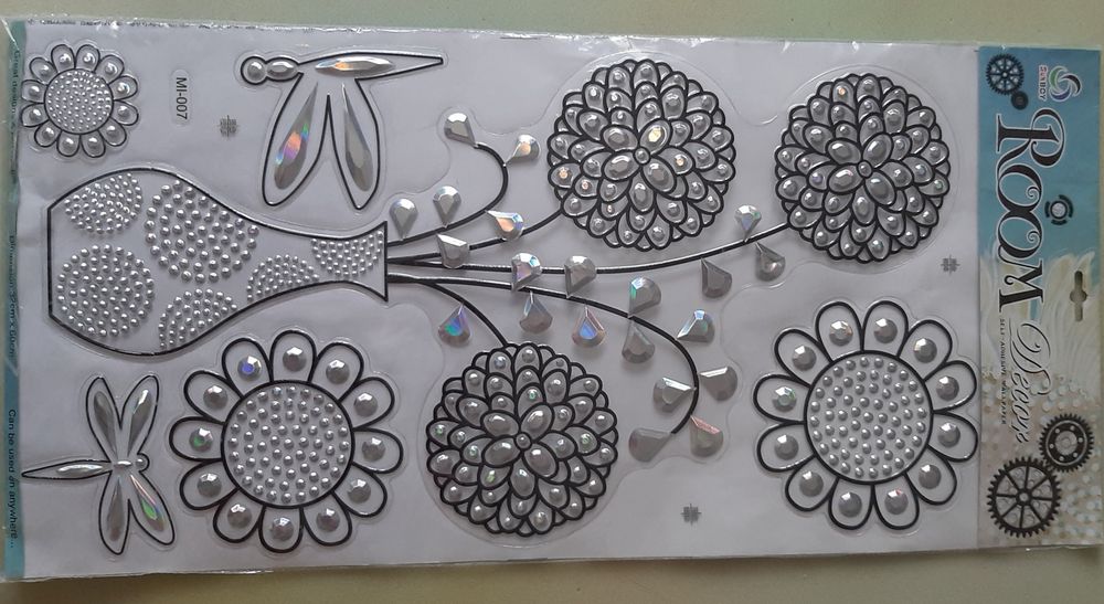 Декор наклейки для стены цветы