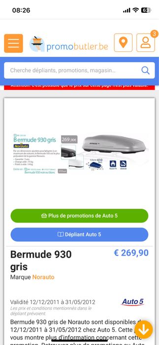 Portbagaj auto pentru plafon