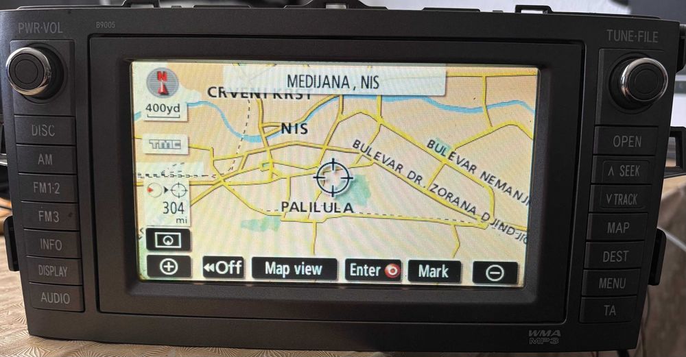 2020 v2 Ново Диск Навигация TOYOTA LEXUS Сърбия Македония Tns600/700