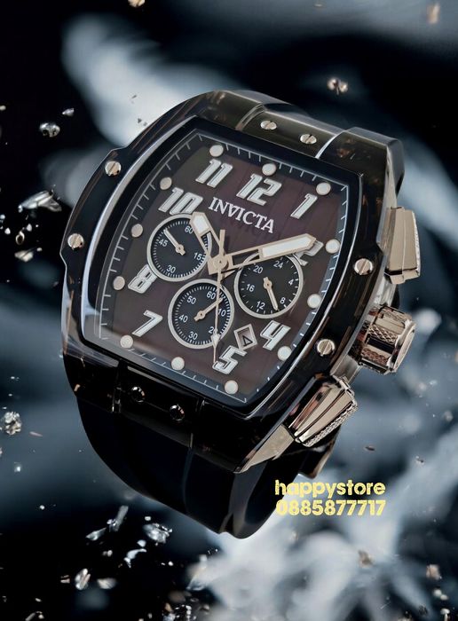 INVICTA Ghost Black 47 mm, Инвикта нов ръчен часовник