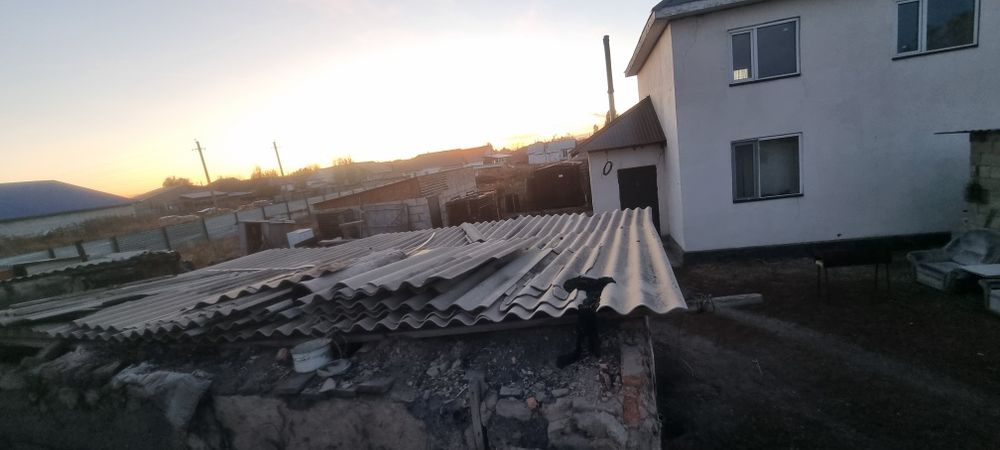 Отдам газоблок и шифер