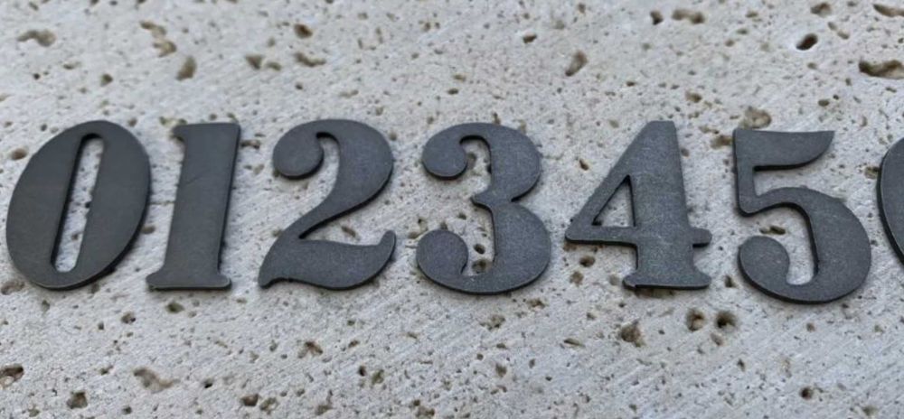 Цифри за пощенски кутии Височина от 2см Номера за училищни шкафчета