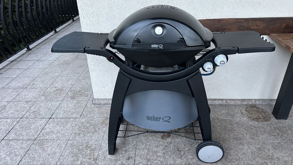 Weber q3000/3200 Gratar Gaz 2 arzatoare Impecabil