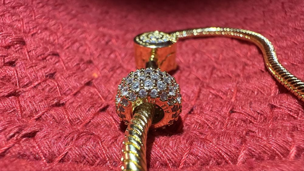 Bratara Pandora 19 cm+ charm + inel 8