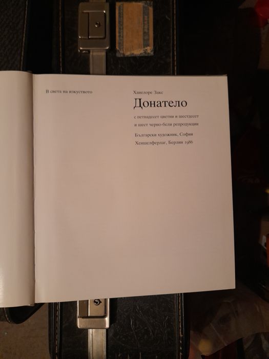Две илюстровани книги на Микеланджело и Донатело