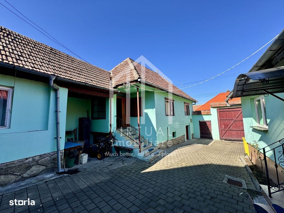 Casa individuala cu accest auto, 4 camere, 490mp teren, Rasinari