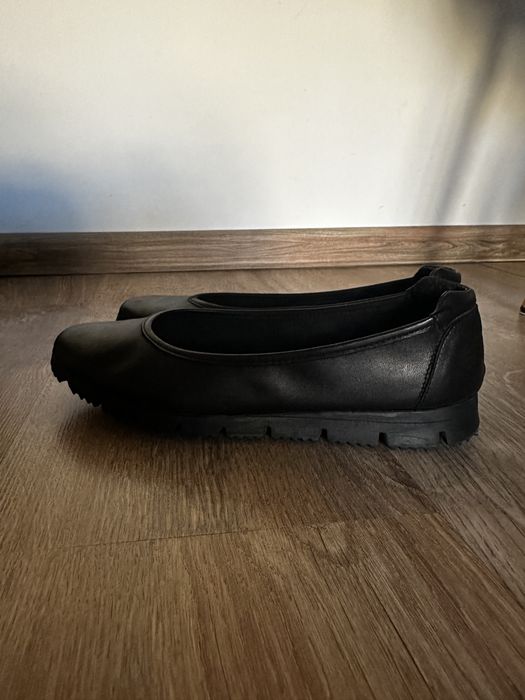 Balerini negri din piele Benvenutti mărimea 37