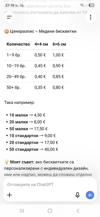 Медени Бисквитки и принт за торти